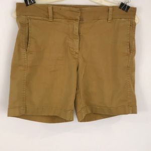 Jcrew camel colored denim shorts. Size 2. Chino